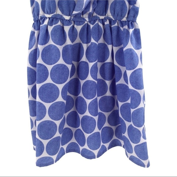 Cherokee Blue Polka Dot Ruffle Dress - Picture 3 of 9